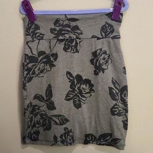 Floral pencil skirt
